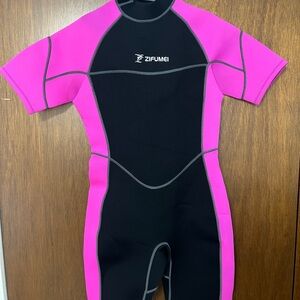 Women’s Zifumei Wetsuit XL - Black and Pink